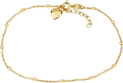 Produktbild von V Fusskette 925/- Sterling Silber 23+3cm gelb 301200132V