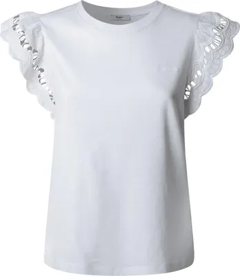 Produktbild von Pepe Jeans Vic Kurzarm-t-shirt Weiß S Damen Weiß S