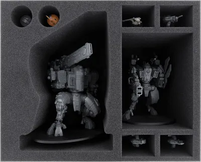 Produktbild von Schaumstoffeinlage für KV128 Stormsurge und Warhammer Miniaturen