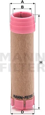 Obrázek produktu pro Vzduchový filtr MANN-FILTER CF 52/2