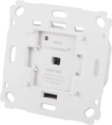 Produktbild von Homematic IP Smart Home Schaltaktor für Markenschalter, 2-fach, HmIP-BS2