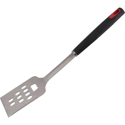 Obrázek produktu pro LAMART LT5026 Obracečka z nerezové oceli a plastu, měkčená rukojeť, nerez, plast, stříbrná / černá, délka 43 cm
