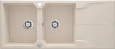 Obrázek produktu pro 2-bowl granite sink with drainer