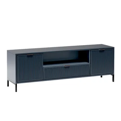 Produktbild von AX LIVING TV Lowboard Berlinette 4, 165,3 cm breite – Modern in Indigo