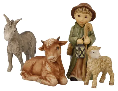 Produktbild von Goebel Krippentiere und Hirte - Set Set