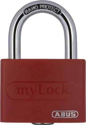 Produktbild von ABUS Security-Center ABUS T65AL/40 - Herkömmliches Vorhängeschloss - Tastensperre - Unterschiedliche Schließung - Werkzeugkasten - Rot - Aluminium
