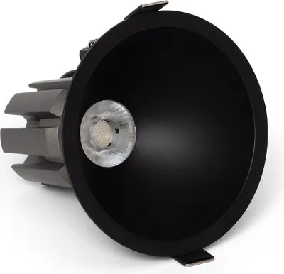 Produktbild von LED Downlight Einbaustrahler 9-12W Konisch Areni Schnitt Ø 100 mm 4000K Schwarz Neutralweiß 9 W