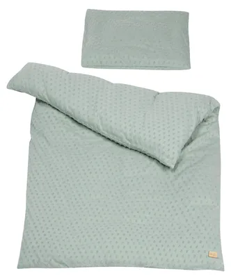 Image de roba Parure de lit enfant Lil Planet 100 x 135 cm - Set de linge de lit 2 pièces - coton- GOTS et Oeko-Tex 100 - Frosty Green Frosty Green 100x135 / 40x60 cm