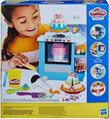 Zdjęcie produktu dla Piekarnia Play Doh z modeliną i foremkami do ciastek dla małych piekarzy