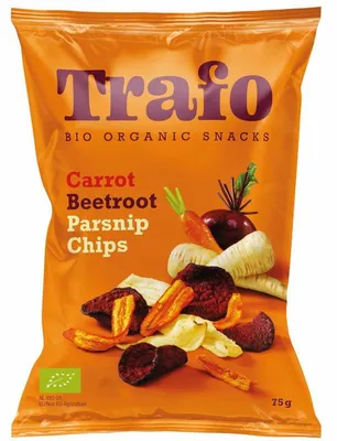 Obrázok produktu pre PEČENÉ ZELENINOVÉ ČIPESKY, 75 g - TRAFO