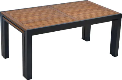 Produktbild von Merxx Flex Ausziehtisch 180 (180) x 100 (83) x 80 (74) cm- Aluminium/Akazie