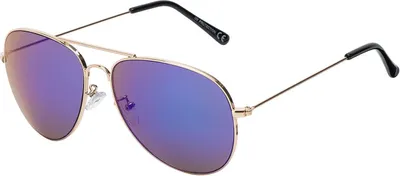 Produktbild von Damen Herren Sonnenbrille Piloten Designer 80er Piloten Urlaub Sommer Strand Brille 30570 Grün-Blau