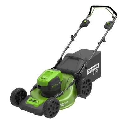 Zdjęcie produktu dla GREENWORKS TOOLS Kosiarka pchana – 60 V – 46 cm