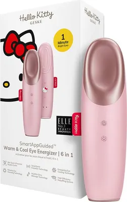 Produktbild von Geske Cool & Warm 6-In-1 Augenmassagegerät Mit App (Hello Kitty Pink)
