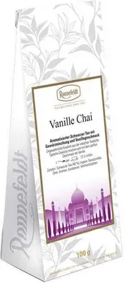Produktbild von Vanille Chai aromatisierter schwarzer Tee mit Gewürzen 100g