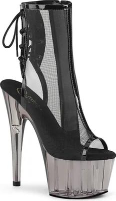 Produktbild von ADORE-1018MSHT Damen Booties von Pleaser, Schwarz EU 35, US 5