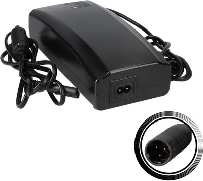 Immagine prodotto di Caricabatterie per e-bike BMZ Li-Ion 42V 4A con spina rotonda a 3 poli