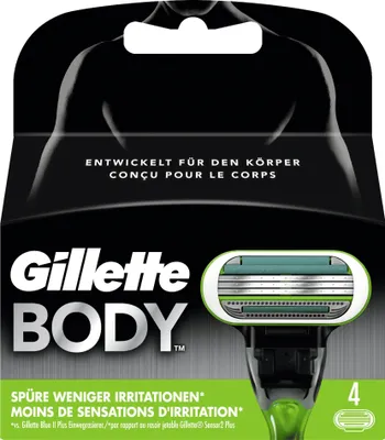 Produktbild von Gillette Body Rasierklingen, 4 Stück