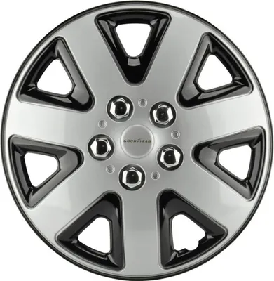 Produktbild von Set mit 4 Flexo 16-Zoll-Radkappen, Goodyear, Silber