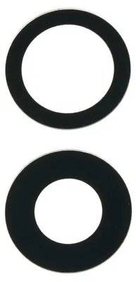 Produktbild von Apple iPhone 12 Kamera Glas Linse + Kleber, Schwarz