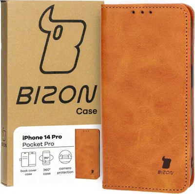 Produktbild von Bizon Case Pocket Pro Apple iPhone 14 Pro braun