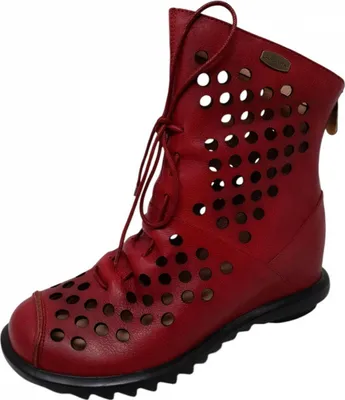 Produktbild von Laura Vita Lara Vita Sommerstiefel Schnürstiefel Rot