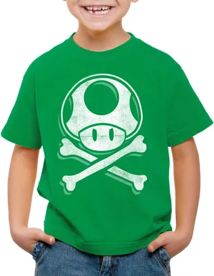 Produktbild von A.N.T. Toadskull Kinder T-Shirt mario totenkopf videospiel konsole world