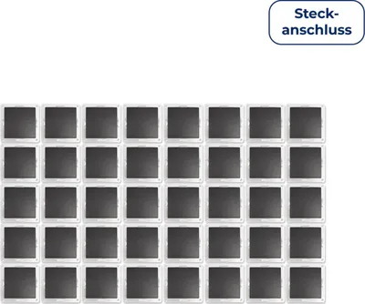 Immagine prodotto di 40x Interruttore a levetta McPower "Flair", 250V~/10A, montaggio a incasso, connessione a morsetto, antracite, opaco