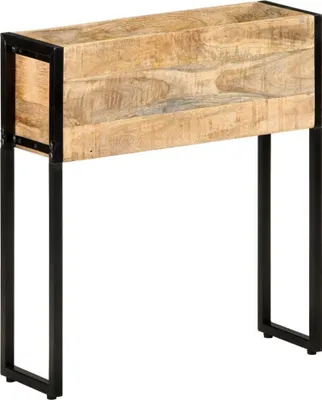 Produktbild von Pflanzkübel 60x20x68 cm Raues Mangoholz , Gabionen Design 2024