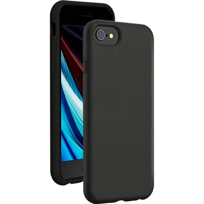 Image de Coque pour iPhone SE 2022 / SE / 8 / 7 / 6S / 6 SoftTouch Silicone Noire Bigben