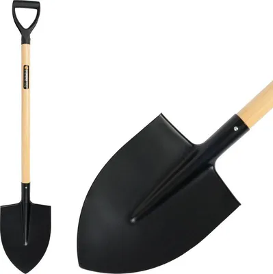 Immagine prodotto di Vanga S5179 a punta, WoodHand, manico in legno a D