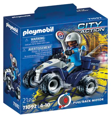 Produktbild von PLAYMOBIL City Action Polizei- Speed Quad  71092
