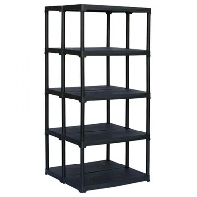 Image de Tempo T80-10PLUS Étagère 2 en 1, 5 tablettes, largeur 80 cm