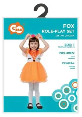 Produktbild von Kinderkostüm Fuchs, Größe 92/104 cm - Godan