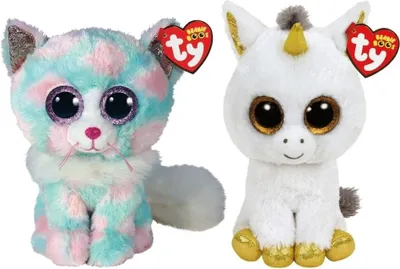 Obrázok produktu pre Ty - Plyšové hračky - Beanie Buddy - Opal Cat & Pegasus Unicorn