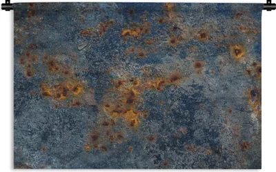 Produktbild von MuchoWow® Wandteppich Wandbehang Gold - Rost - Vintage 120x80 cm Tapisserie Dekoration Wandtuch - Wanddekorationen - Wandtücher
