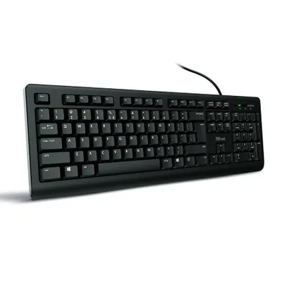 Produktbild von Trust TK-150 Tastatur Universal USB QWERTY Schwarz