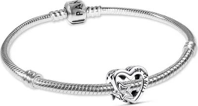Pandora 21488 Starterarmband für Damen Silber Geschenkset Familie Herz & Stern 1