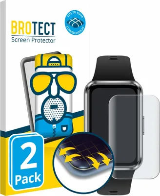 Produktbild von 2x BROTECT Fullscreen Schutzfolie für Huawei Band 11 Displayschutz Folie Fullcover Matt Entspiegelungsfolie