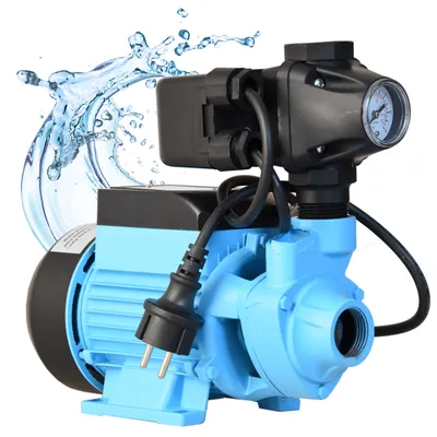 Obrázek produktu pro Vodní čerpadlo QB 60 s moderním tlakovým spínačem do nádrže - Zahradní čerpadlo (370 W, 2100 l/h, výtlačný tlak 39 m) - Tlakový spínač čerpadla - Domácí vodárna