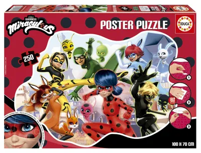 Productafbeelding van EDUCA Puzzel met afbeelding van "Kouzelná Beruška a Černý Kocour", 250 stukjes