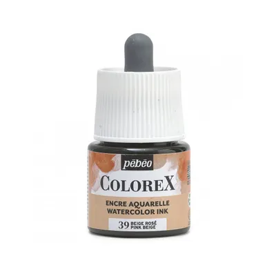 Zdjęcie produktu dla Pebeo Colorex Aquarelltinte, 45 ml, 39 Pinkbeige