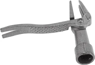 Imagen del producto de Extractor de malas hierbas - Extractor de raíces para jardín - Elimina malas hierbas - Diseño ergonómico - 23 x 18 x 4 cm - Negro