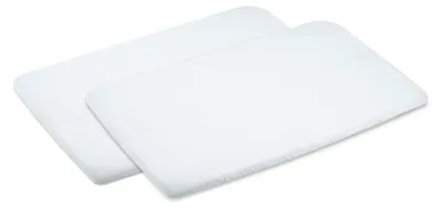 Produktbild von Bebeconfort Bettlaken 100% Baumwolle, 2er-Pack, Weiß