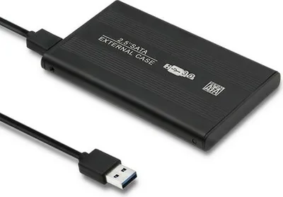 Immagine prodotto di Custodia Qoltec per HDD / SSD da 2,5" SATA3 | USB 3.0 | Nero