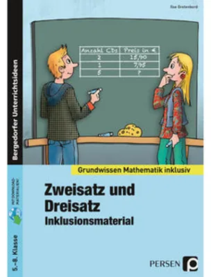 Immagine prodotto di Zweisatz und Dreisatz - Inklusionsmaterial