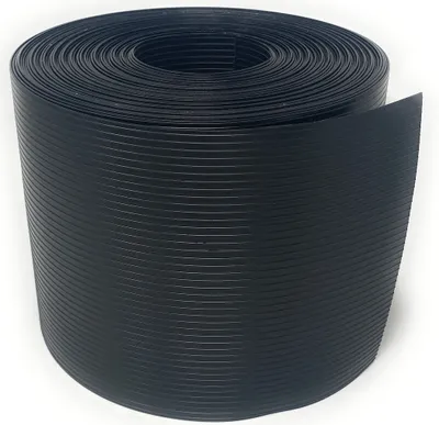 Produktbild von FORTENA Zaun Sichtschutzstreifen (Schwarz) –26m lang, 19 cm hoch, mit Form- und Farbgaranti, idealer Sichtschutz für Gartenzaun, Doppelstabmattenzaun: Anthrazit