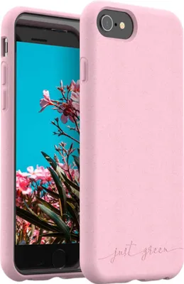 Immagine prodotto di JUST GREEN, custodia protettiva per iPhone 6/7/8/SE/SE22 Natura Recyclable, rosa