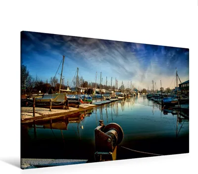Produktbild von Calvendo  Textil-Leinwand 120 cm x 80 cm quer Ein Bild aus dem Kalender Friesland - verzauberte Landschaft an der Nordsee / UK-Version, Roder Peter; 7405440