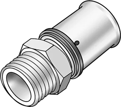 Produktbild von KE Kelit KMU450, KELOX-ULTRAX, Übergang mit AG, 20x3/4", 1 Stk.